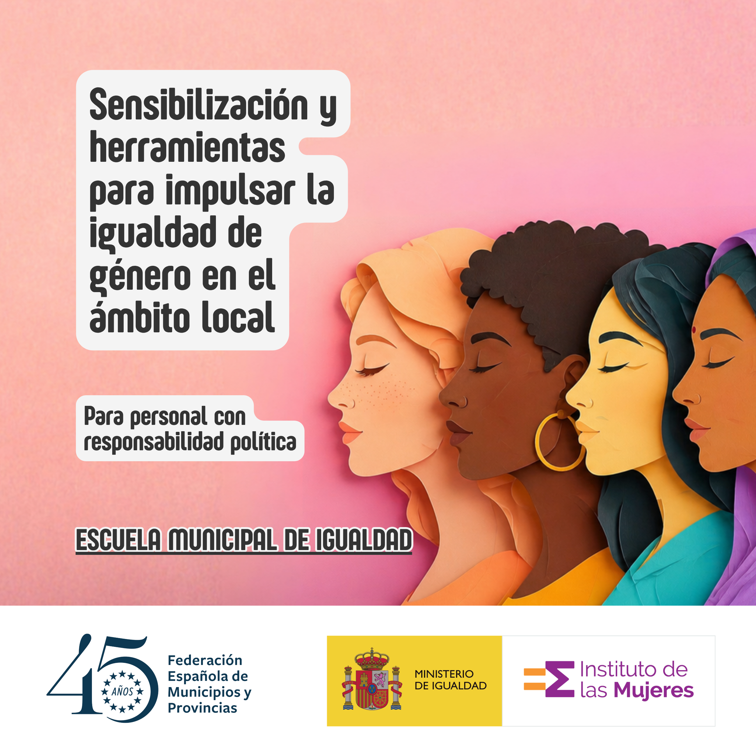 Sensibilización y herramientas para impulsar la igualdad de género en el ámbito local