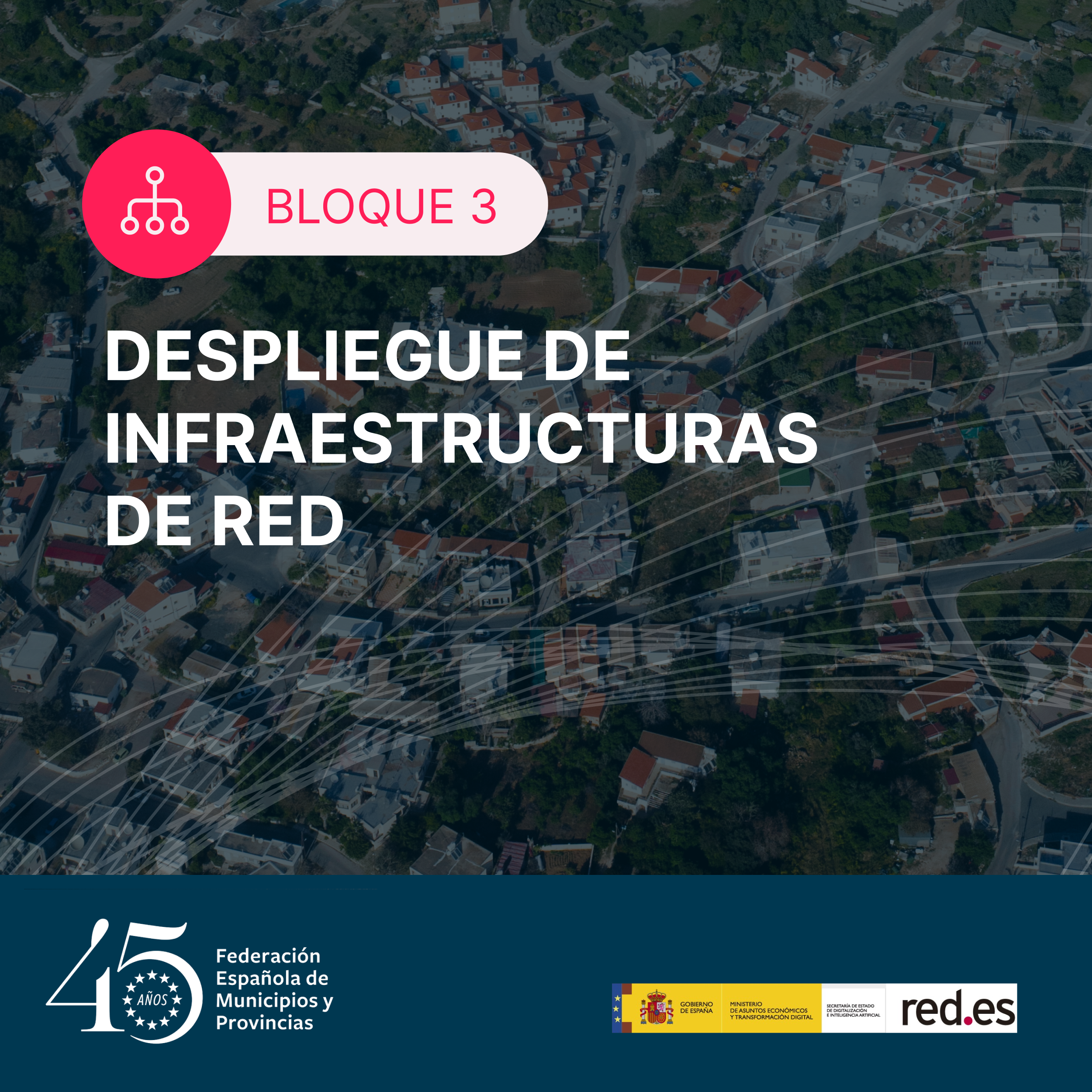 Bloque III – Despliegue de infraestructuras de red para los territorios inteligentes.